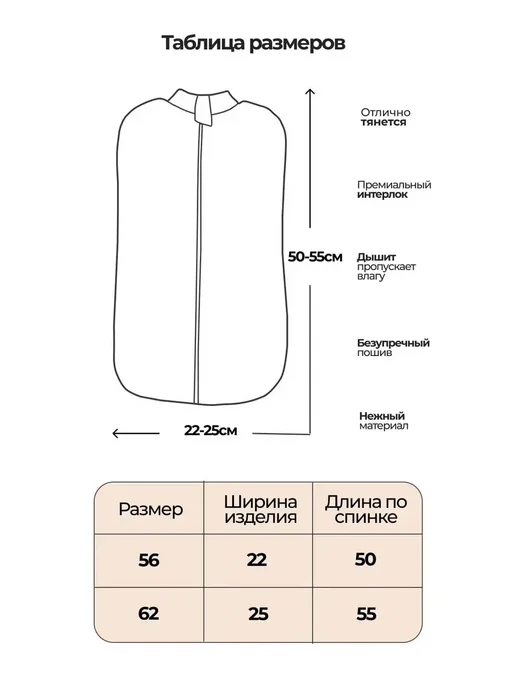 Пелёнкино Пеленка кокон для новорожденных на молнии 56р, белый, фото 5
