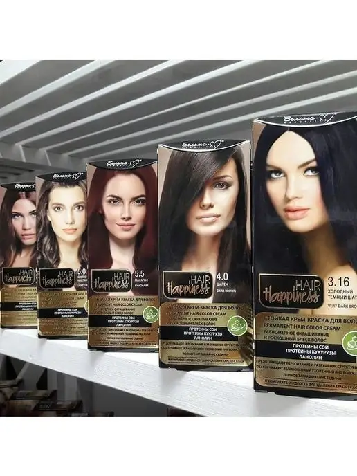 Белита-М Краска для волос Hair Happiness тон № 5.81, № 5.81, коричневый, фото 7