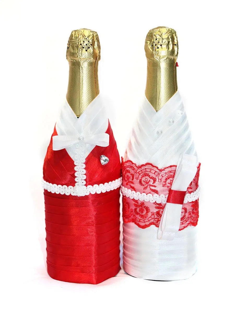 Съемный костюм на бутылку | Чехлы для винных бутылок, Свадебные бутылки, Украсить бутылки