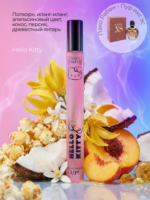 Hello Kitty Подарочный Набор "Baby Grown Up" хэллоу Китти 3 по 15 мл, 15 мл, фото 4