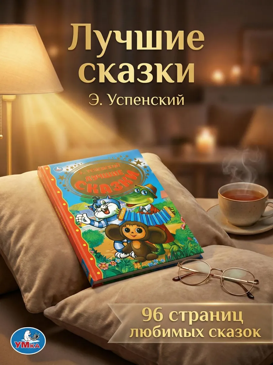 Книга детям Лучшие сказки сборник с иллюстрациями Успенский