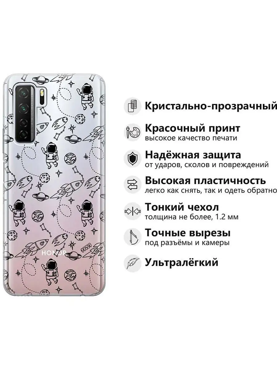 Чехол на Honor 30S, Huawei Nova 7 SE Huawei 13374391 купить за 343 ₽ в  интернет-магазине Wildberries