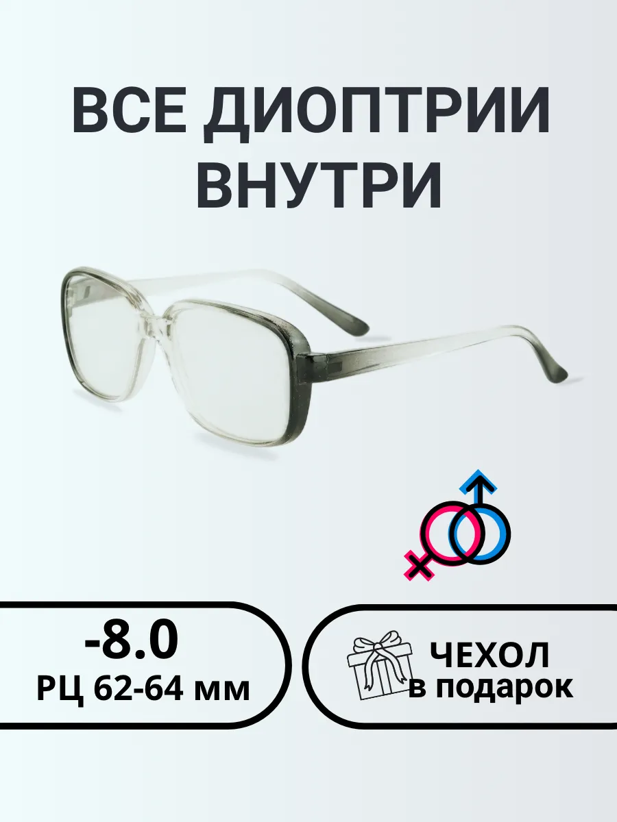 Очки для зрения женские квадратные
