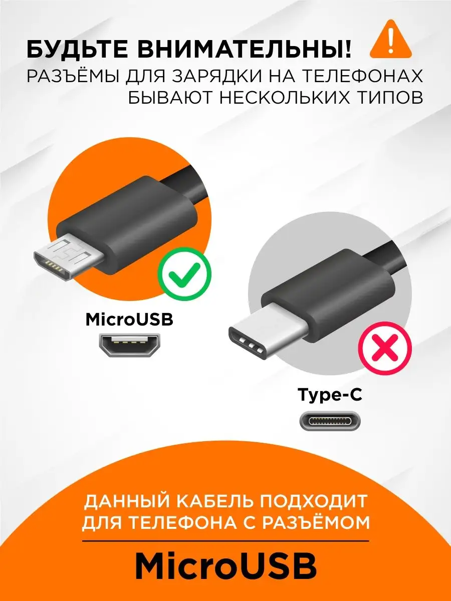 Кабель для зарядки телефона micro usb с быстрой зарядкой б Defender  13396301 купить за 193 ? в интернет-магазине Wildberries