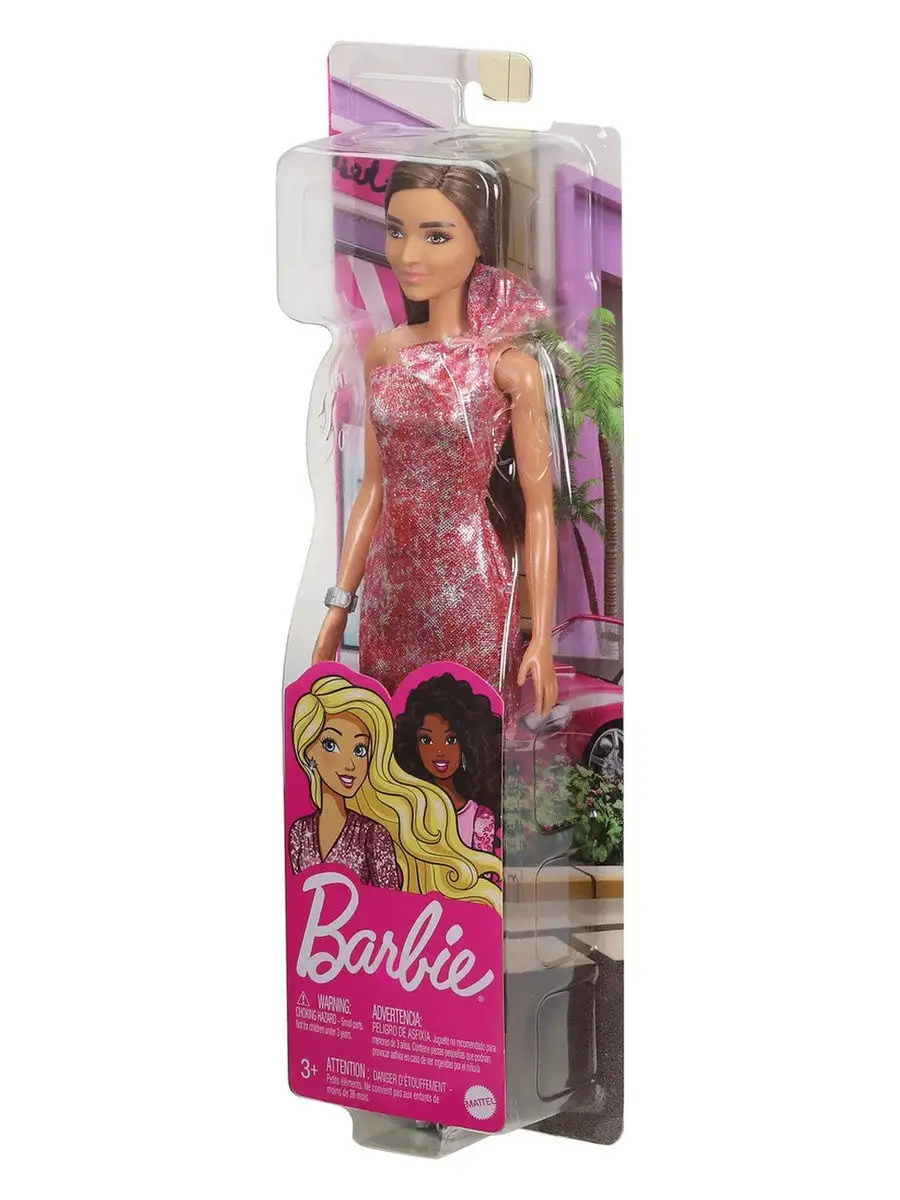 Кукла базовая Barbie Игра с модой GRB33 Barbie 13405224 купить в  интернет-магазине Wildberries