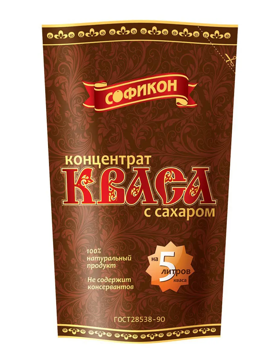 Квас (концентрат кваса с сахаром) 