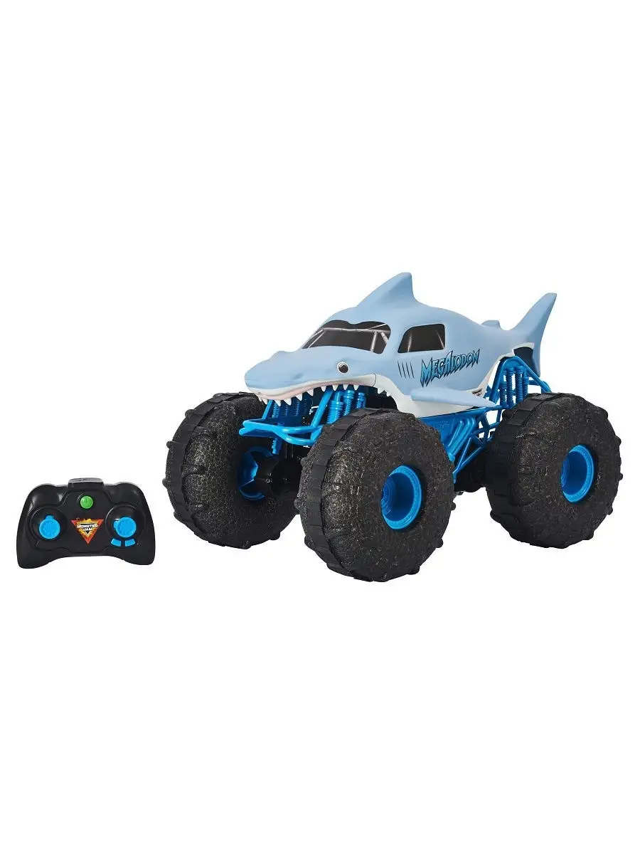 Монстр Джем машинка на радиоуправлении Вездеход Мегалодон Monster Jam RC  13431597 купить в интернет-магазине Wildberries