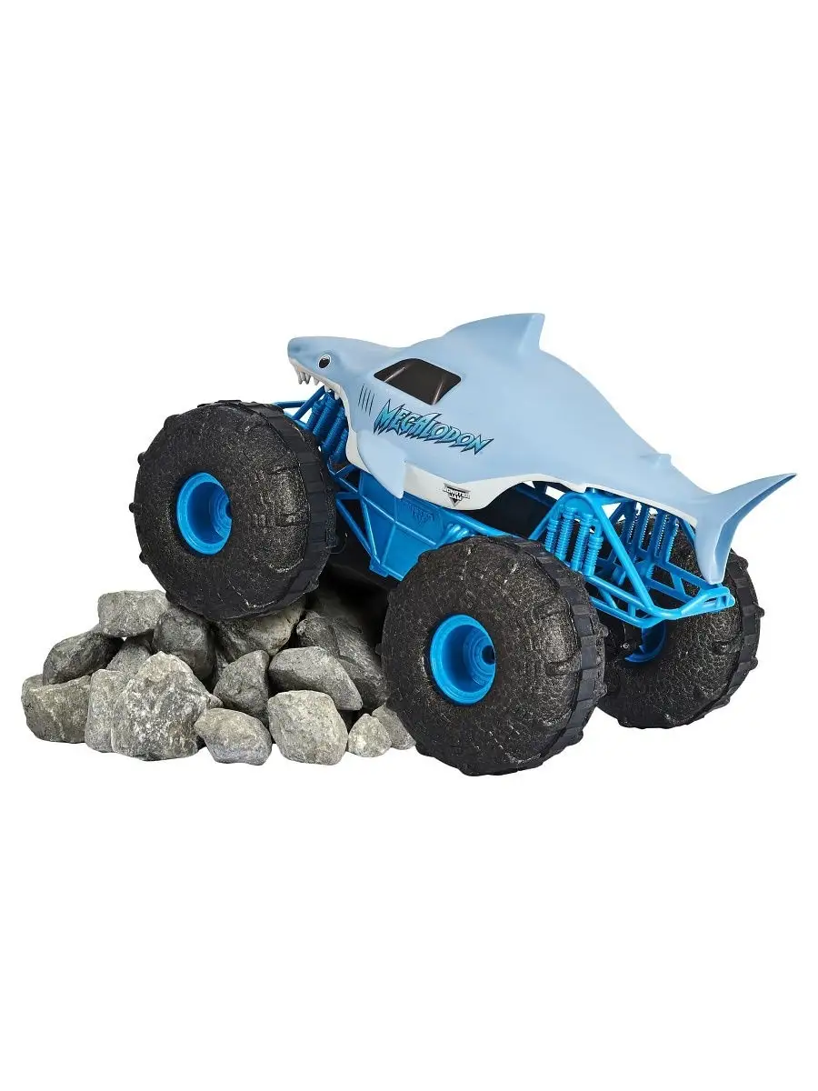 Монстр Джем машинка на радиоуправлении Вездеход Мегалодон Monster Jam RC  13431597 купить в интернет-магазине Wildberries