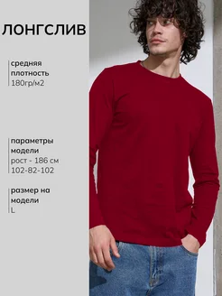 Лонгслив футболка с длинным рукавом хлопок UZcotton 13458163 купить за 541 ₽ в интернет-магазине Wildberries