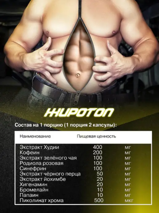 Muscles Design Lab Жиросжигатель таблетки для похудения БАД, 250 мл, фото 5