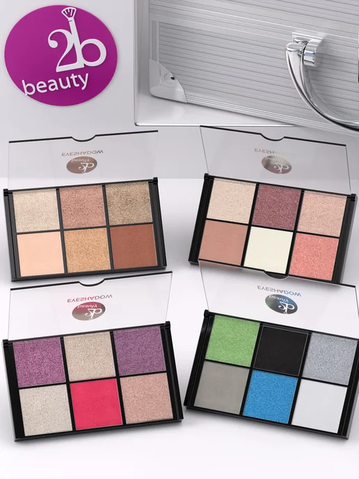 2b beauty Подарочный набор декоративной косметики для макияжа S Shine, вариант, фото 5