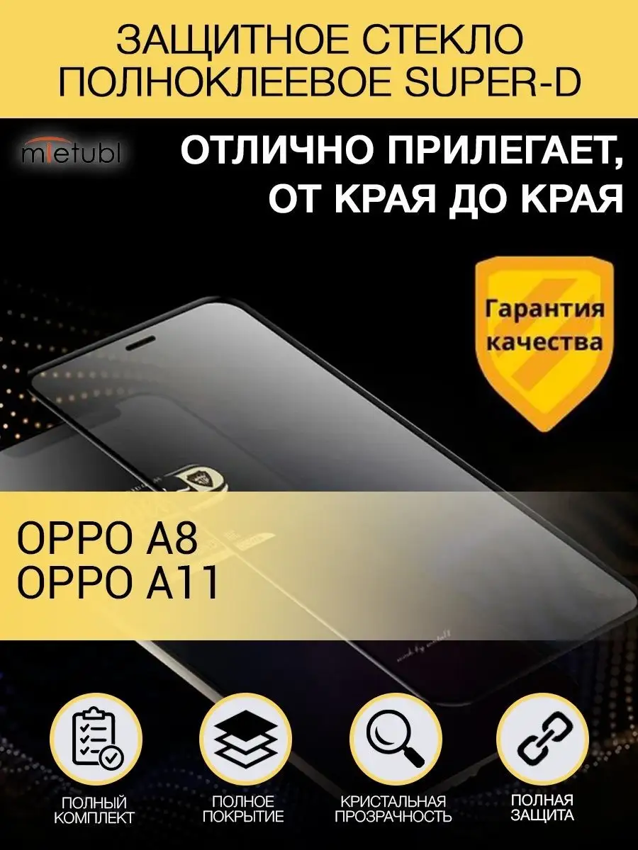 Защитное стекло на OPPO A5 A8 A9 A11 A11X A15 A16s A31 MIETUBL 13526747  купить за 54 ₽ в интернет-магазине Wildberries