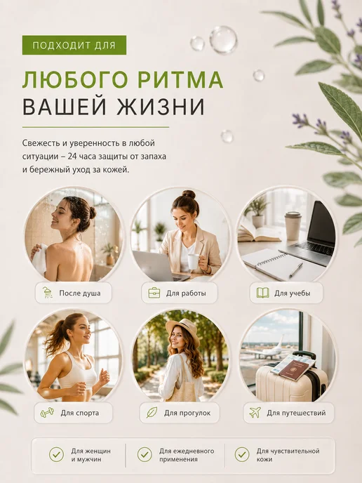 Max-F Натуральный дезодорант MAX-BIO Защита и свежесть, 50 мл, фото 6