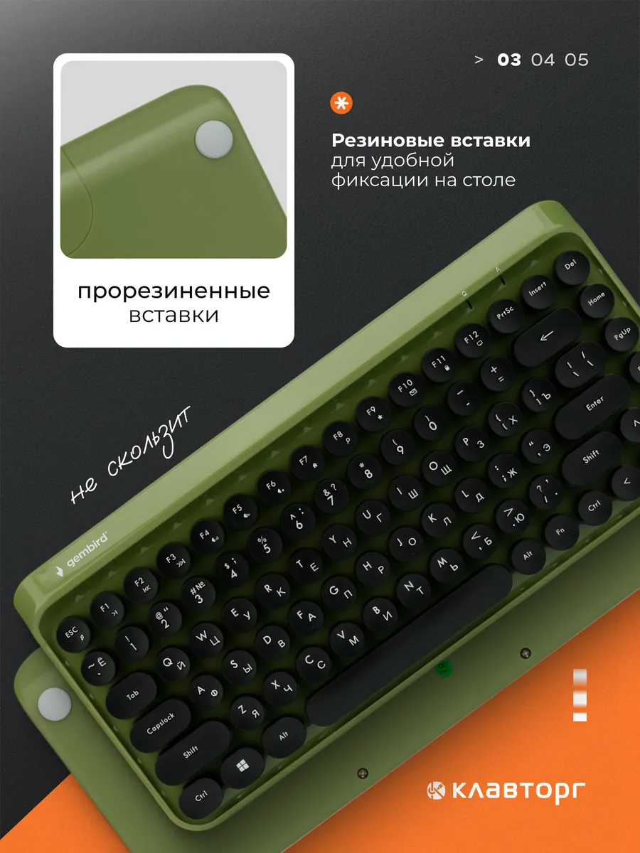 Беспроводной комплект клавиатура и мышь Gembird 13541454 купить за 1 404 ₽  в интернет-магазине Wildberries