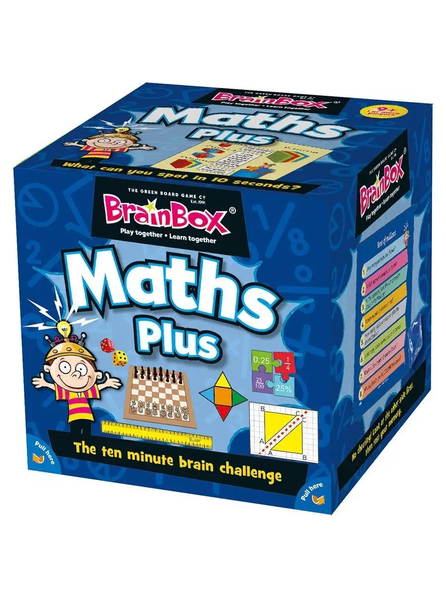 Настольная игра BrainBox Maths Plus на анг. языке Сундучок Знаний 13569354  купить в интернет-магазине Wildberries