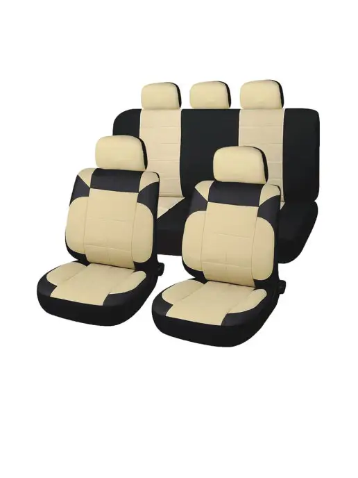 SKYWAY Чехлы на сиденья авто Prestige-4 экокожа 11 предм, 2 шт