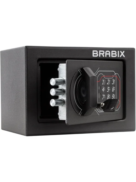 BRABIX Сейф для денег мебельный, электронный замок, вариант, фото 8