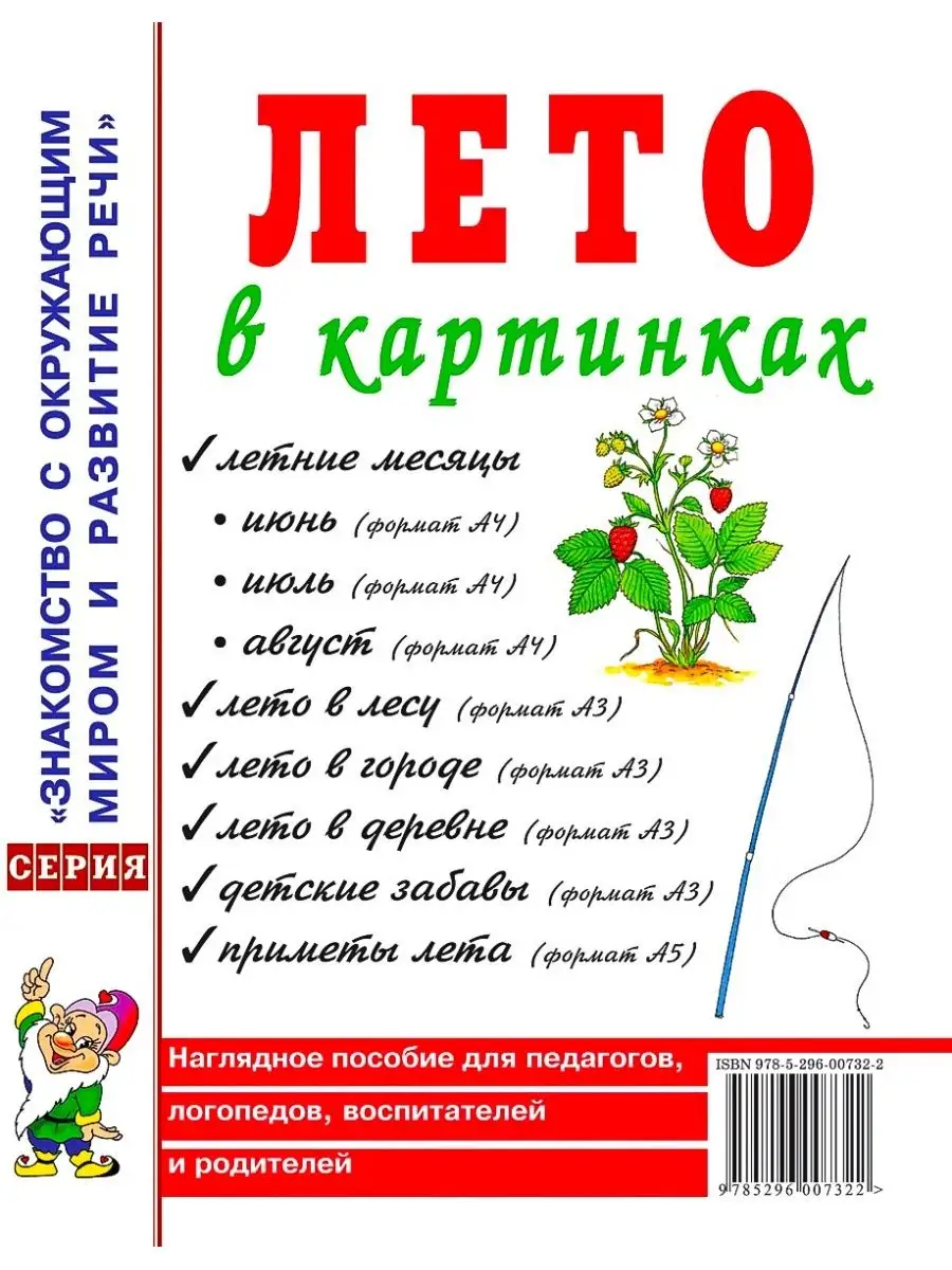 Лето в картинках. Наглядное пособие для педагогов, логопедов ИЗДАТЕЛЬСТВО  ГНОМ 13616171 купить за 183 ₽ в интернет-магазине Wildberries