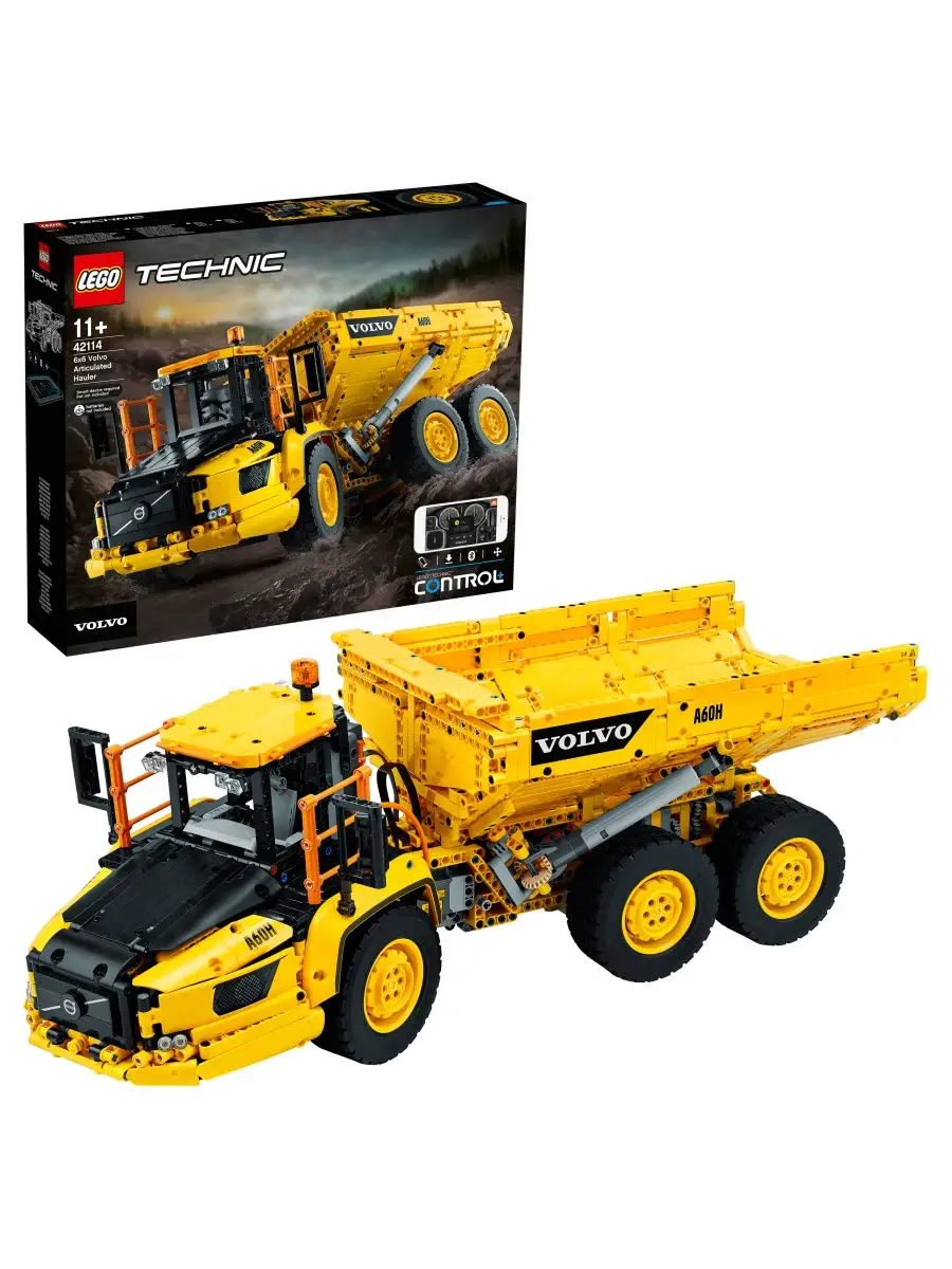 Конструктор LEGO Technic 42114 Самосвал Volvo 6х6 / реалистичная модель  автомобиля LEGO 13625894 купить в интернет-магазине Wildberries