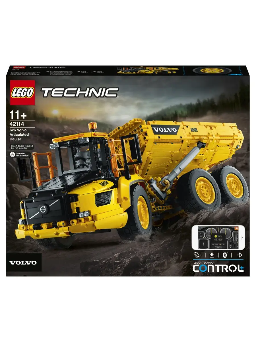 Конструктор LEGO Technic 42114 Самосвал Volvo 6х6 / реалистичная модель  автомобиля LEGO 13625894 купить в интернет-магазине Wildberries