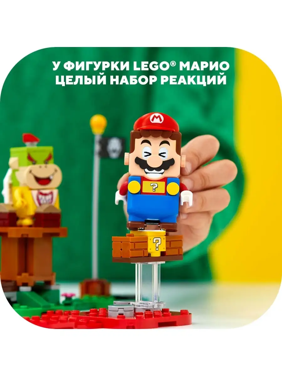 Конструктор LEGO Super Mario 71360 Приключения вместе с Марио. Стартовый  набор / любимые герои LEGO 13625896 купить в интернет-магазине Wildberries