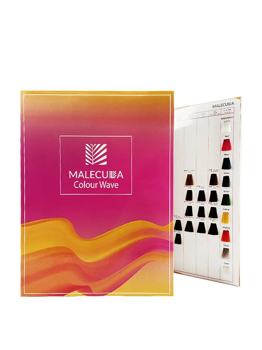 Палитра оттенков профессиональной краски для волос Malecula Colour Wave/  color chart 103 цвета MALECULA 13633694 купить в интернет-магазине  Wildberries