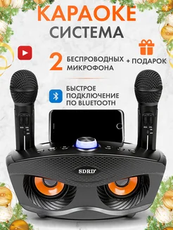 Караоке система с беспроводными микрофонами CRAZY PIXEL 13664834 купить за 5 050 ₽ в интернет-магазине Wildberries