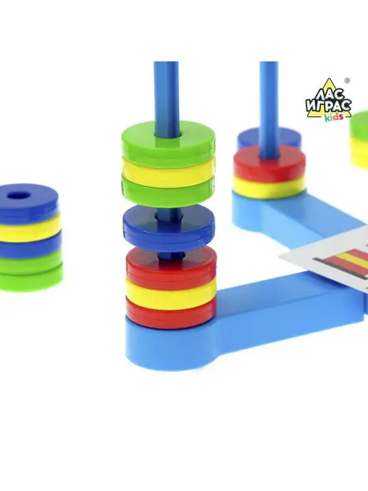 ЛАС ИГРАС KIDS Настольная развивающая игра на ловкость, синий, фото 2