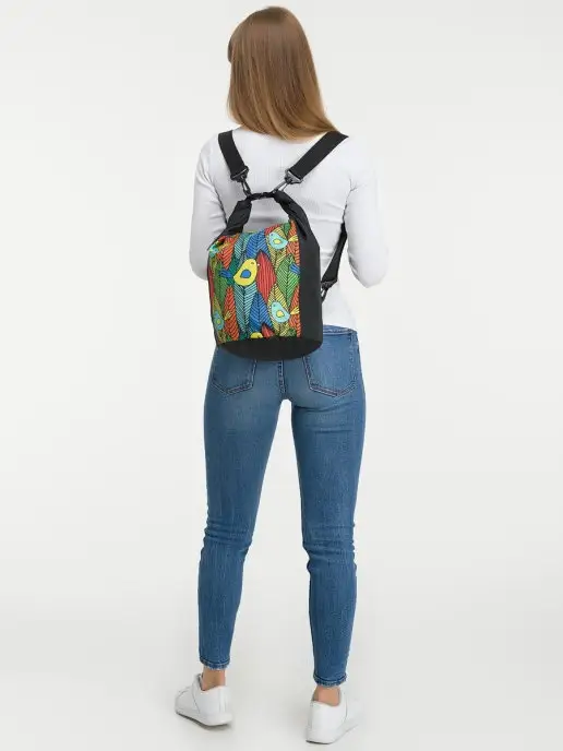 Cartera Сумка спортивная торба, черный, фото 7