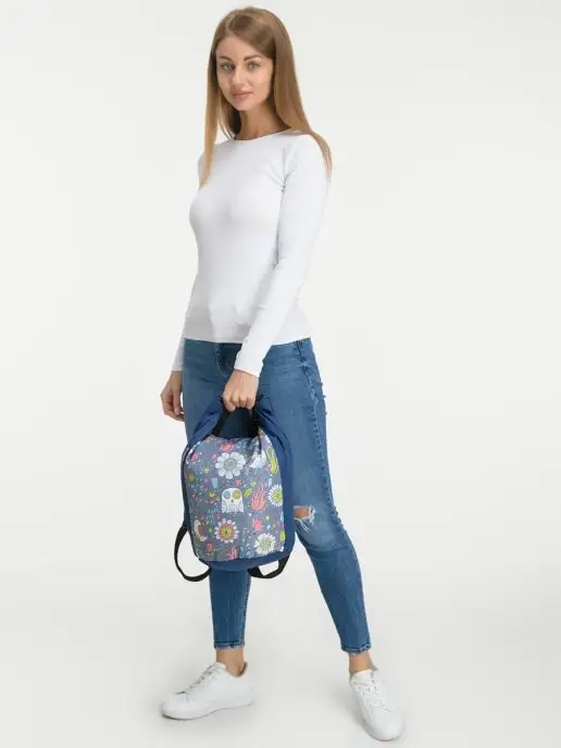 Cartera Сумка спортивная торба, синий, фото 5