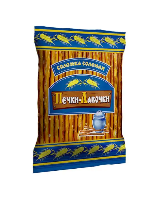 Печки-лавочки Соломка соленая 40гр. (короб 40шт.), 40 г, 40 шт, фото 4