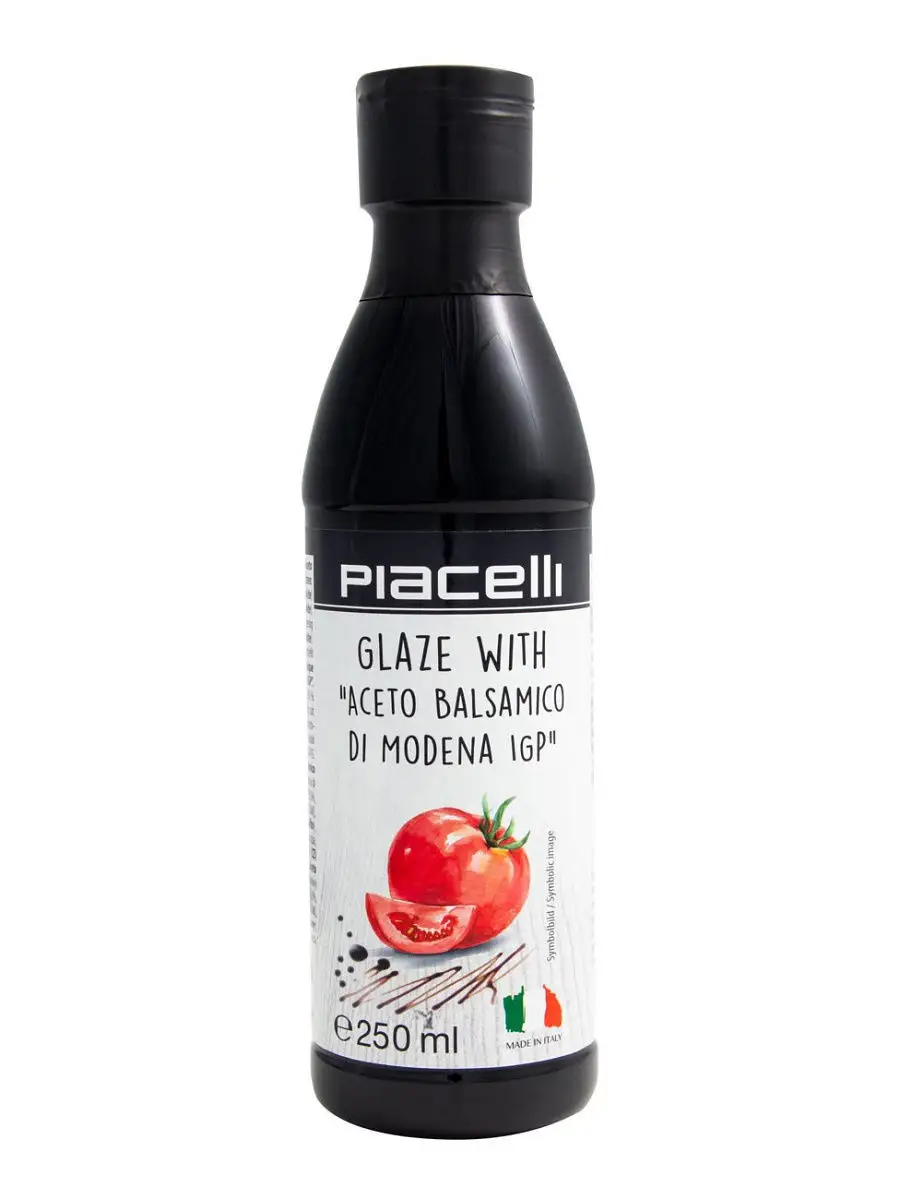 Соус с бальзамическим уксусом Aceto Balsamico Di Modena250мл PIACELLI  13695529 купить за 451 ₽ в интернет-магазине Wildberries