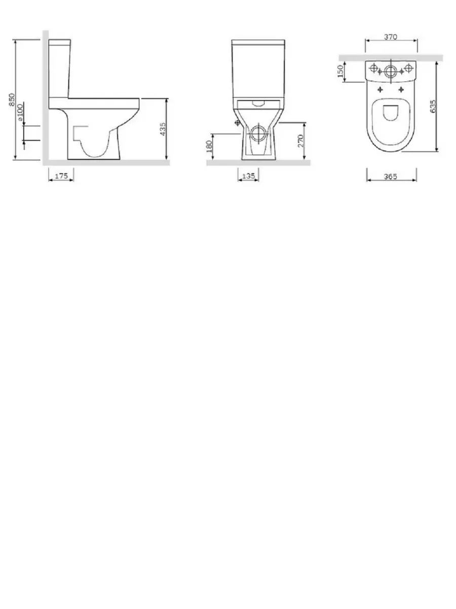 Унитаз-компакт безободковый Spirit 2.0 C708600WH AM.PM 13703993 купить за  26 364 ₽ в интернет-магазине Wildberries