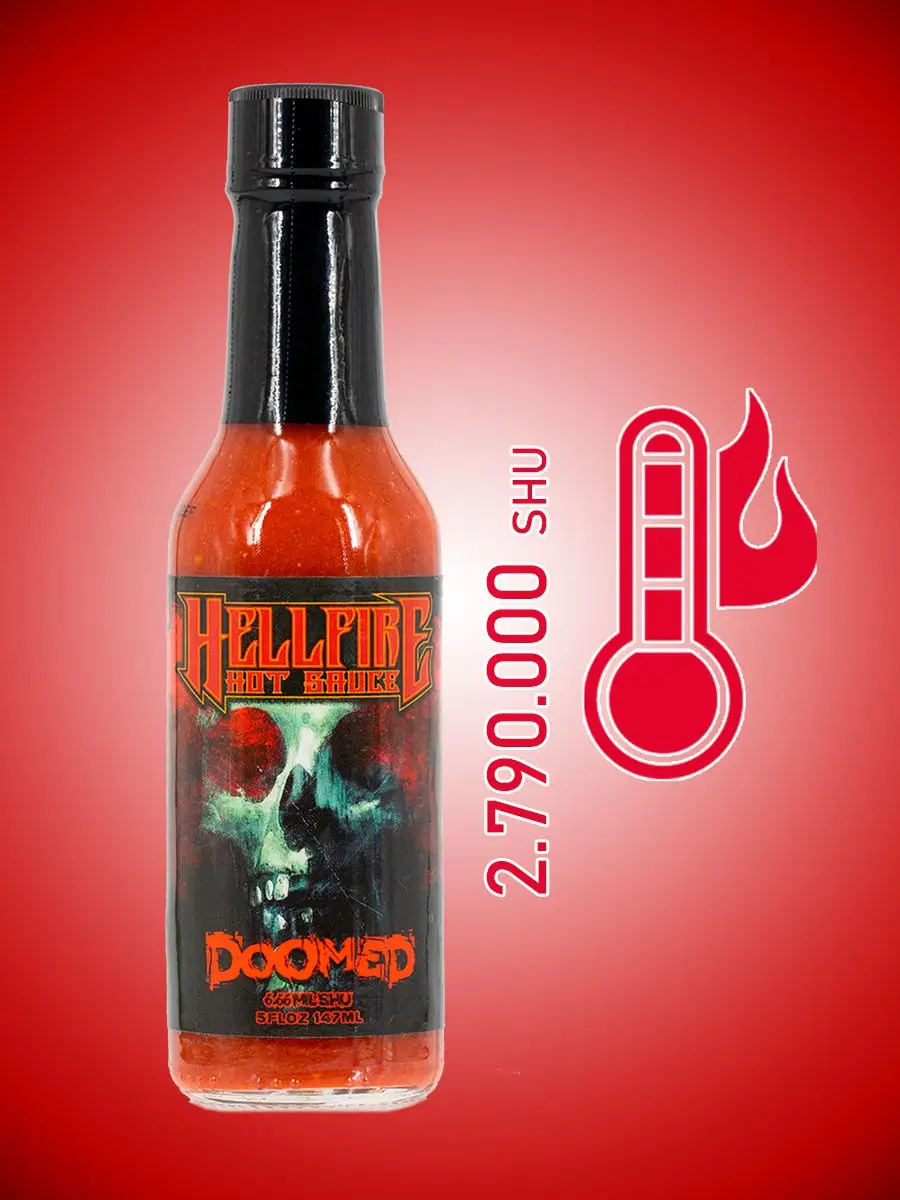 Экстремально острый соус Doomed Hellfire 13705403 купить в  интернет-магазине Wildberries