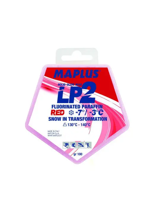 Maplus Низкофторовый парафин LP2 Red от -3 C до -7 C, 100г