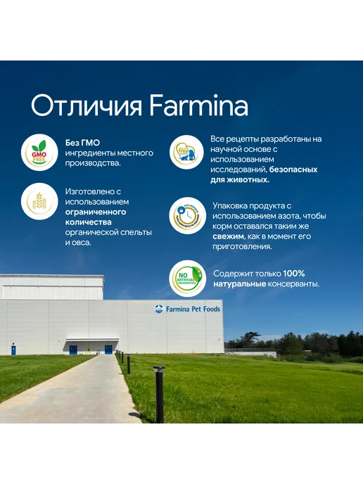 Сухой корм Farmina Черникой Спе… для собак, мелкие, ягненок, 0,82 кг, фото 5
