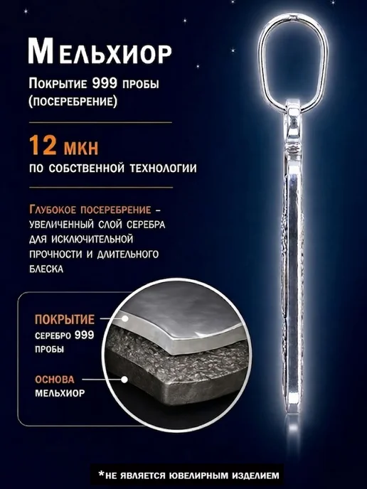 ОптимаБизнес Именная икона посеребрение Игорь, серый, фото 2