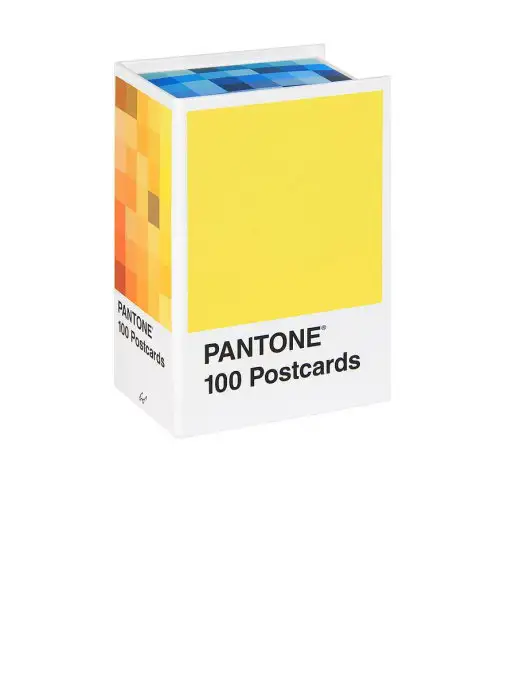 Abrams Pantone postcard box 100 postcards