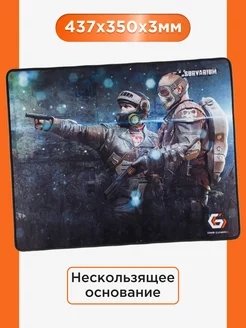 Коврик для мышки большой игровой 437х350х3 мм Gembird 13780823 купить за 273 ₽ в интернет-магазине Wildberries