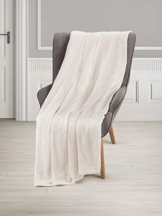 Фоксит Плед 150х200 на кровать и диван, из велсофта, 150x200, фото 3