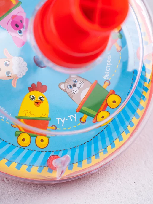 ZABIAKA Игрушка Юла для малышей цвет Микс, синий, фото 3