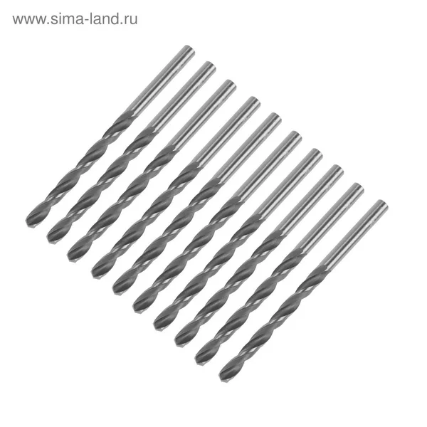 Сверло по металлу HSS 4,8мм 10шт,