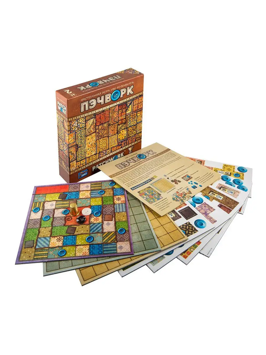 Настольная игра Пэчворк (Patchwork) Crowd Games 13849161 купить за 1 190 ₽  в интернет-магазине Wildberries