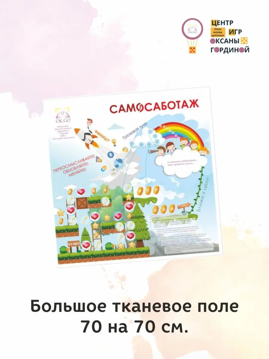 Трансформационная настольная игра Самосаботаж ЦТИ Оксана Гордина 13850455  купить за 10 965 ₽ в интернет-магазине Wildberries