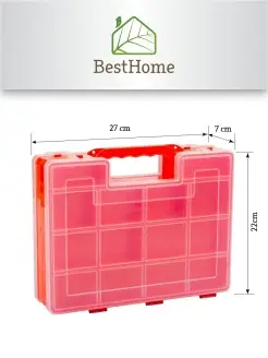 Органайзер для инструментов, метизов 2-сторонний BestHome 13860162 купить за 490 ₽ в интернет-магазине Wildberries