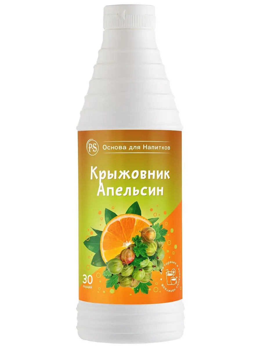 Основа для напитков Крыжовник-Апельсин, 1 кг, для коктейлей ProffSyrup  13874729 купить в интернет-магазине Wildberries