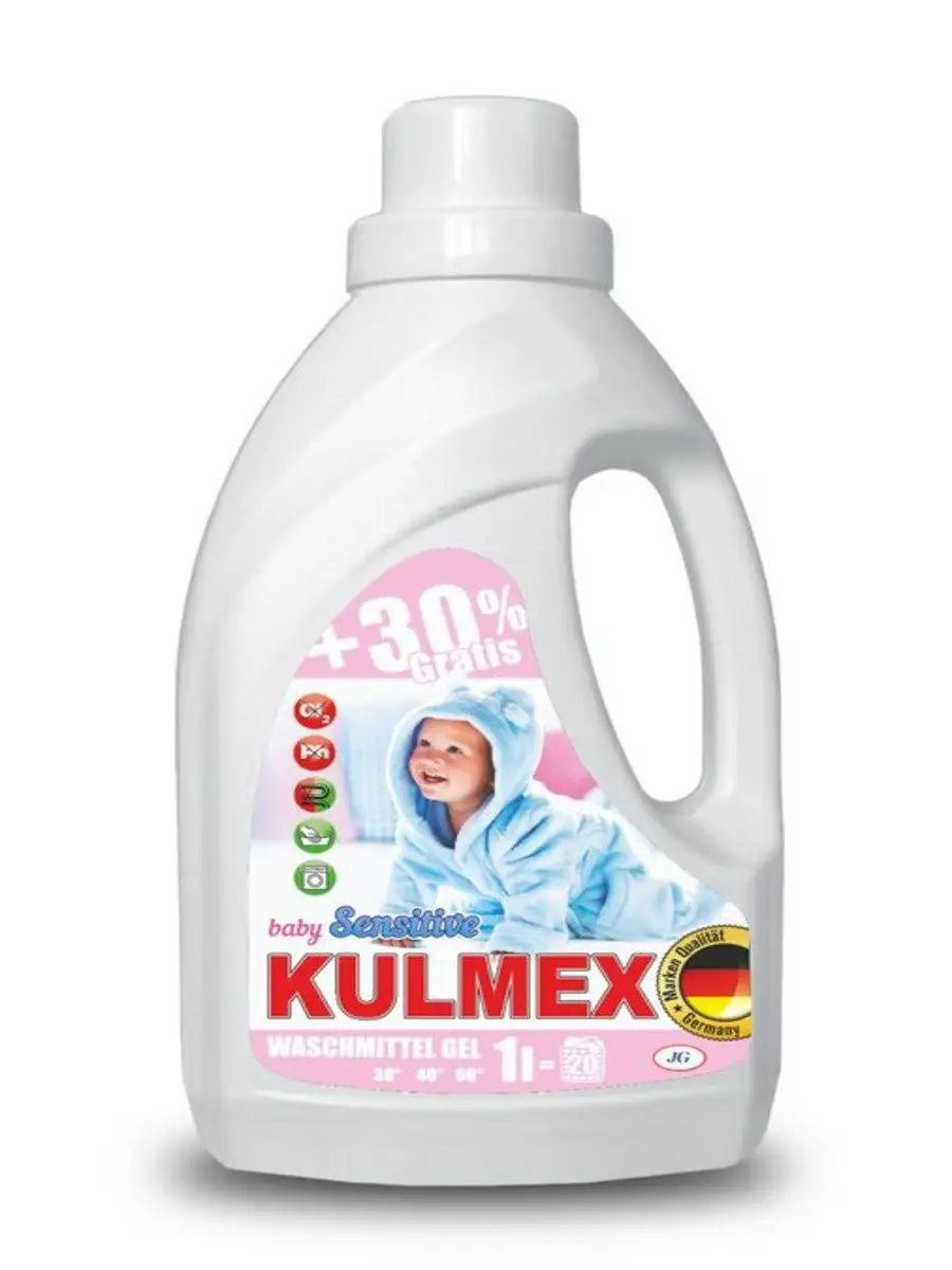 Гель для стирки детского белья Kulmex, 1л., кол-во стирок 20 KULMEX  13888212 купить в интернет-магазине Wildberries