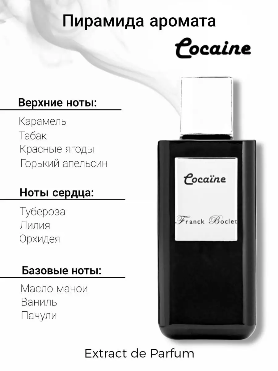 Духи Cocaine 100мл Franck Boclet 13909789 купить за 14 054 ₽ в  интернет-магазине Wildberries