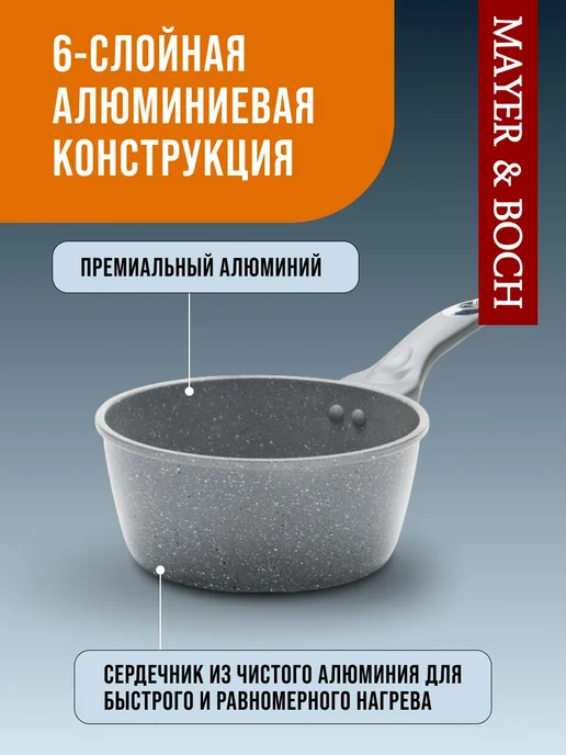 Ковш кухонный с крышкой 1,7 л - фото 13