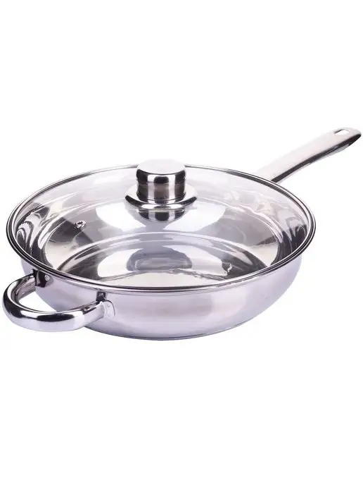 Набор посуды 6 шт с крышками нержавейка - фото 18